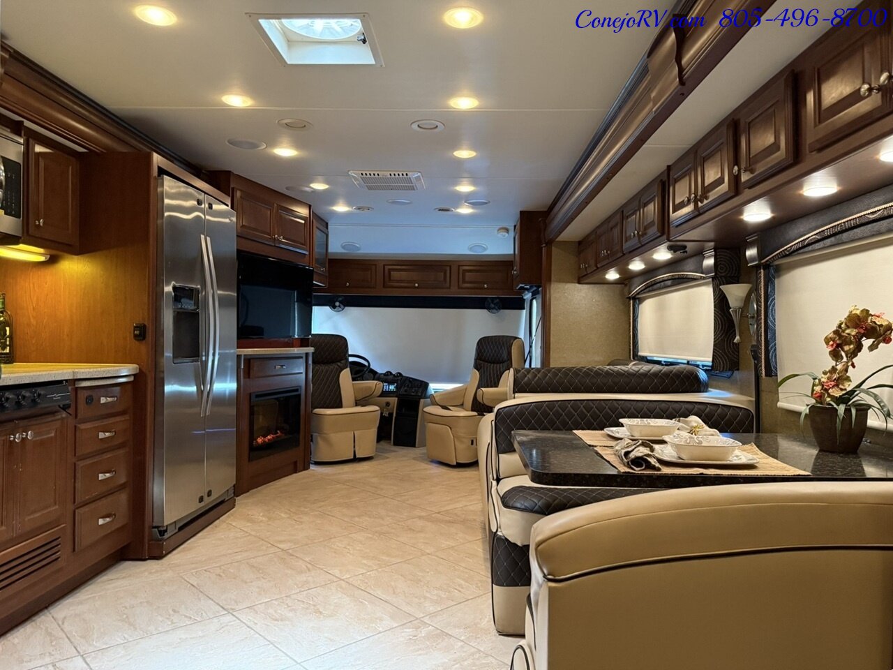 2014 Thor Tuscany 40EX Cummins ISB Diesel Engine Triple Slide Outs King Bed Bath & 1/2 Full Body Paint 34K Miles - Photo 36 - Thousand Oaks, CA 91360