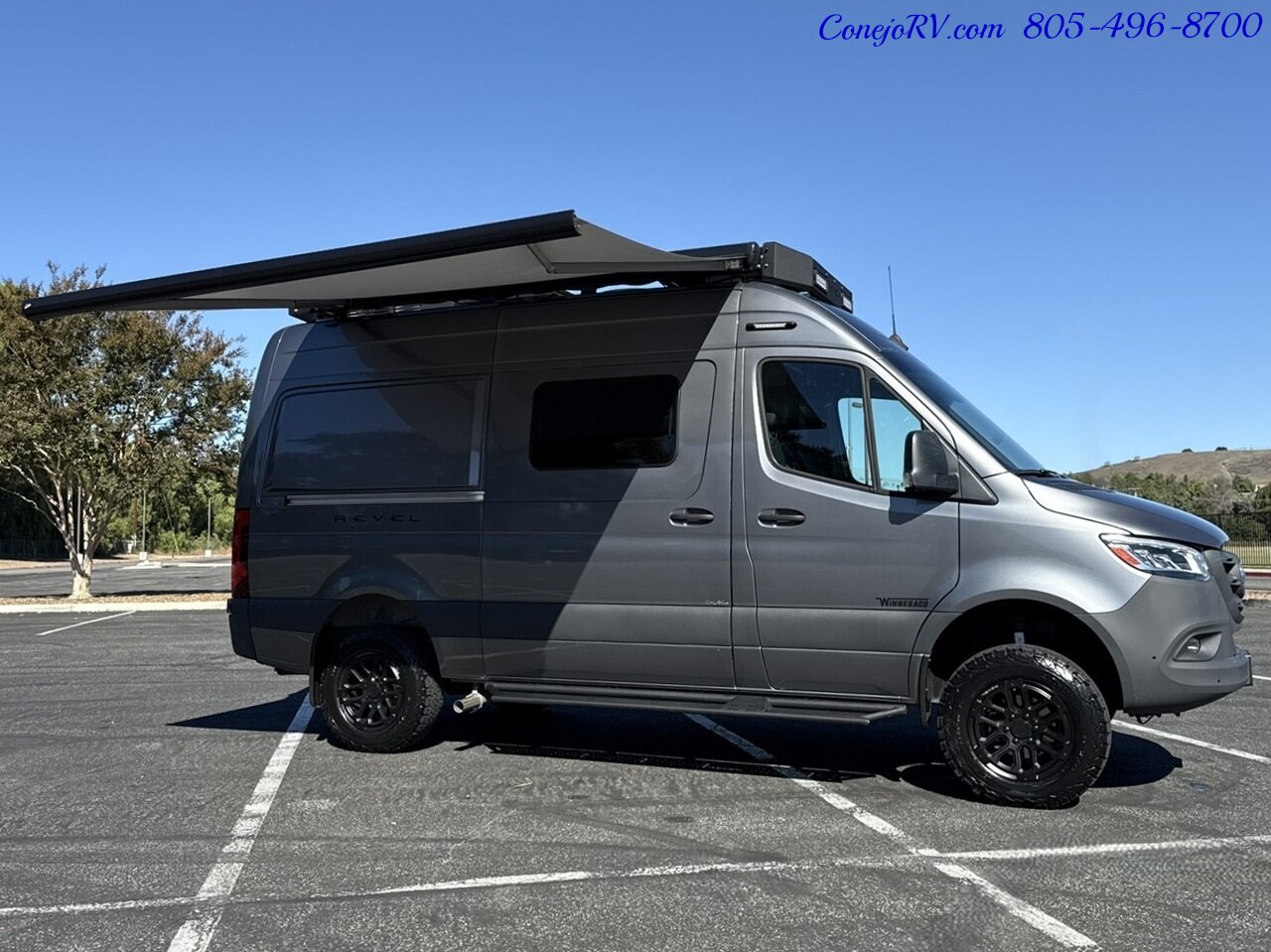 2024 Winnebago Revel 44EC 2.5-2 AWD Sprinter Mercedes Turbo Diesel, 16.8KWH Lithionics System 15K Miles - Photo 42 - Thousand Oaks, CA 91360