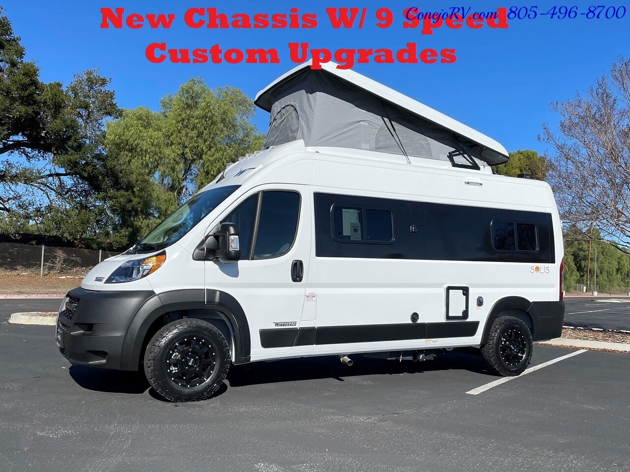 2023 WINNEBAGO Solis 59P Murphy Bed Pop Top Full Galley New Chassis  Adaptive Cruise - Photo 1 - Thousand Oaks, CA 91360