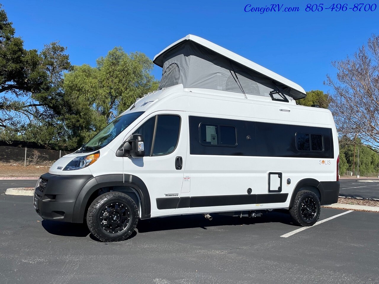 2023 WINNEBAGO Solis 59P Murphy Bed Pop Top Full Galley New Chassis  Adaptive Cruise - Photo 44 - Thousand Oaks, CA 91360