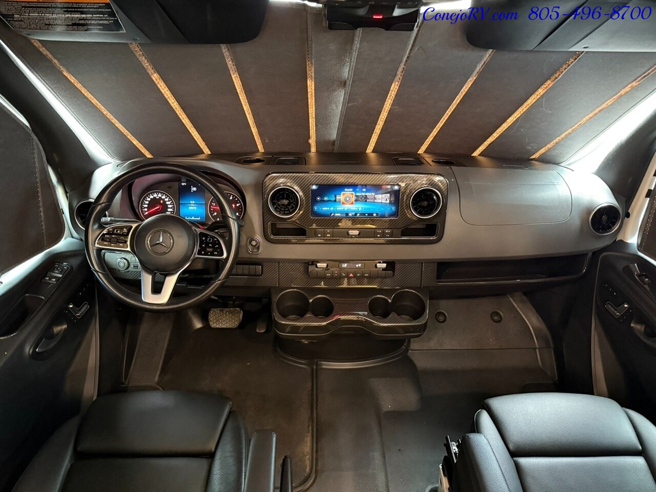 2020 Winnebago View 24D Full Wall Slide-Out Mercedes Turbo Diesel Full Body Paint 21K Miles Pre Covid Build - Photo 33 - Thousand Oaks, CA 91360