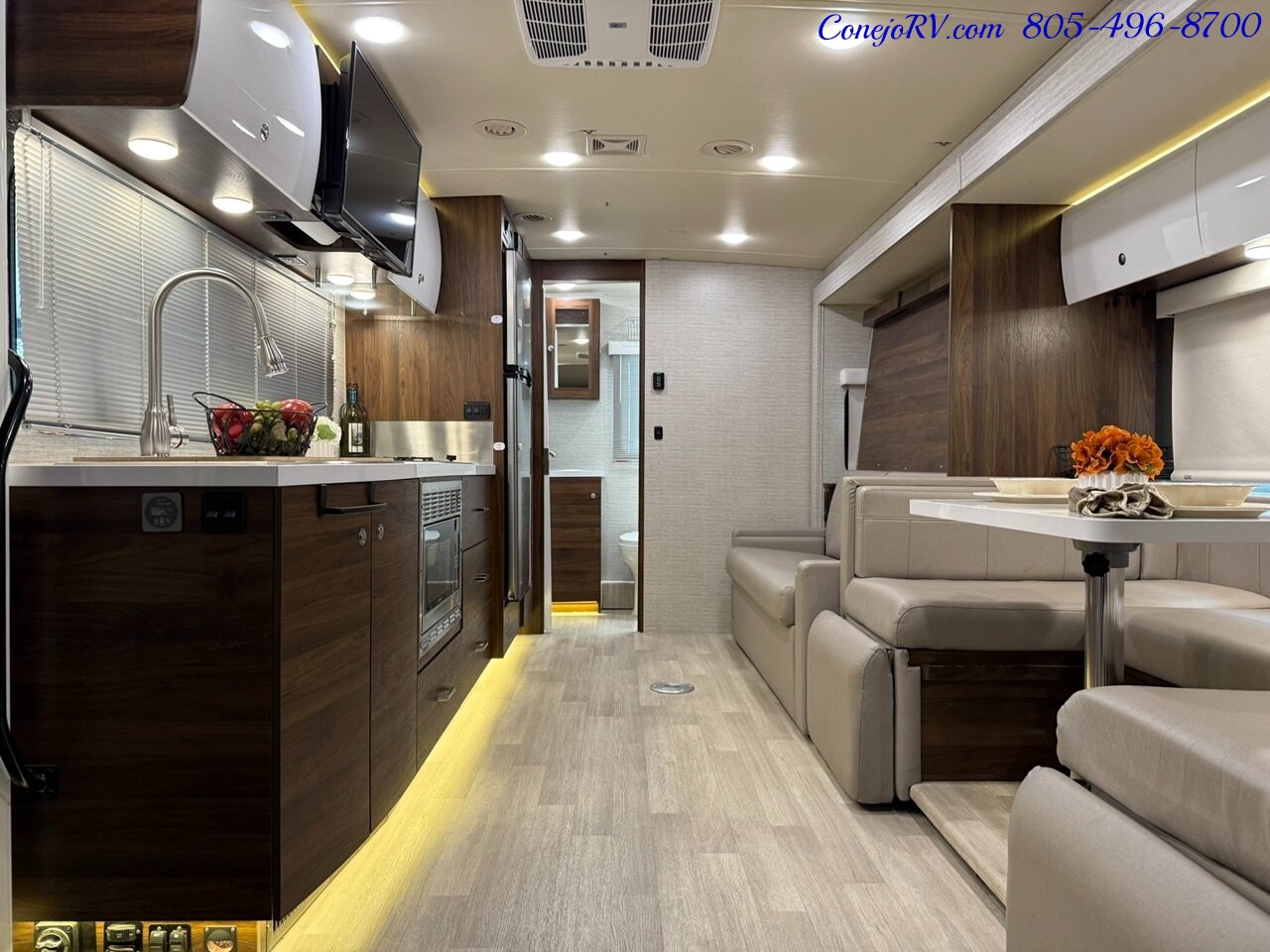 2020 Winnebago View 24D Full Wall Slide-Out Mercedes Turbo Diesel Full Body Paint 21K Miles Pre Covid Build - Photo 5 - Thousand Oaks, CA 91360