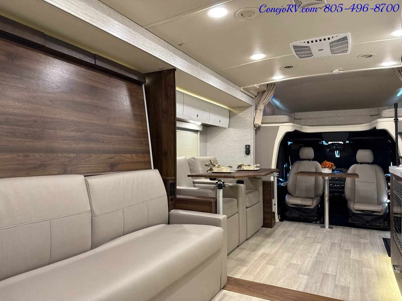 2022 Winnebago View 24D Full Wall Slide-Out Theater Seats Mercedes Turbo Diesel - Photo 28 - Thousand Oaks, CA 91360