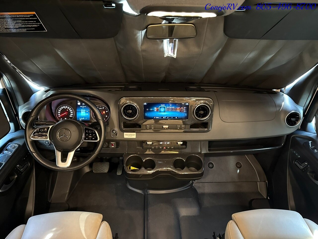 2022 Winnebago View 24D Full Wall Slide-Out Theater Seats Mercedes Turbo Diesel - Photo 35 - Thousand Oaks, CA 91360