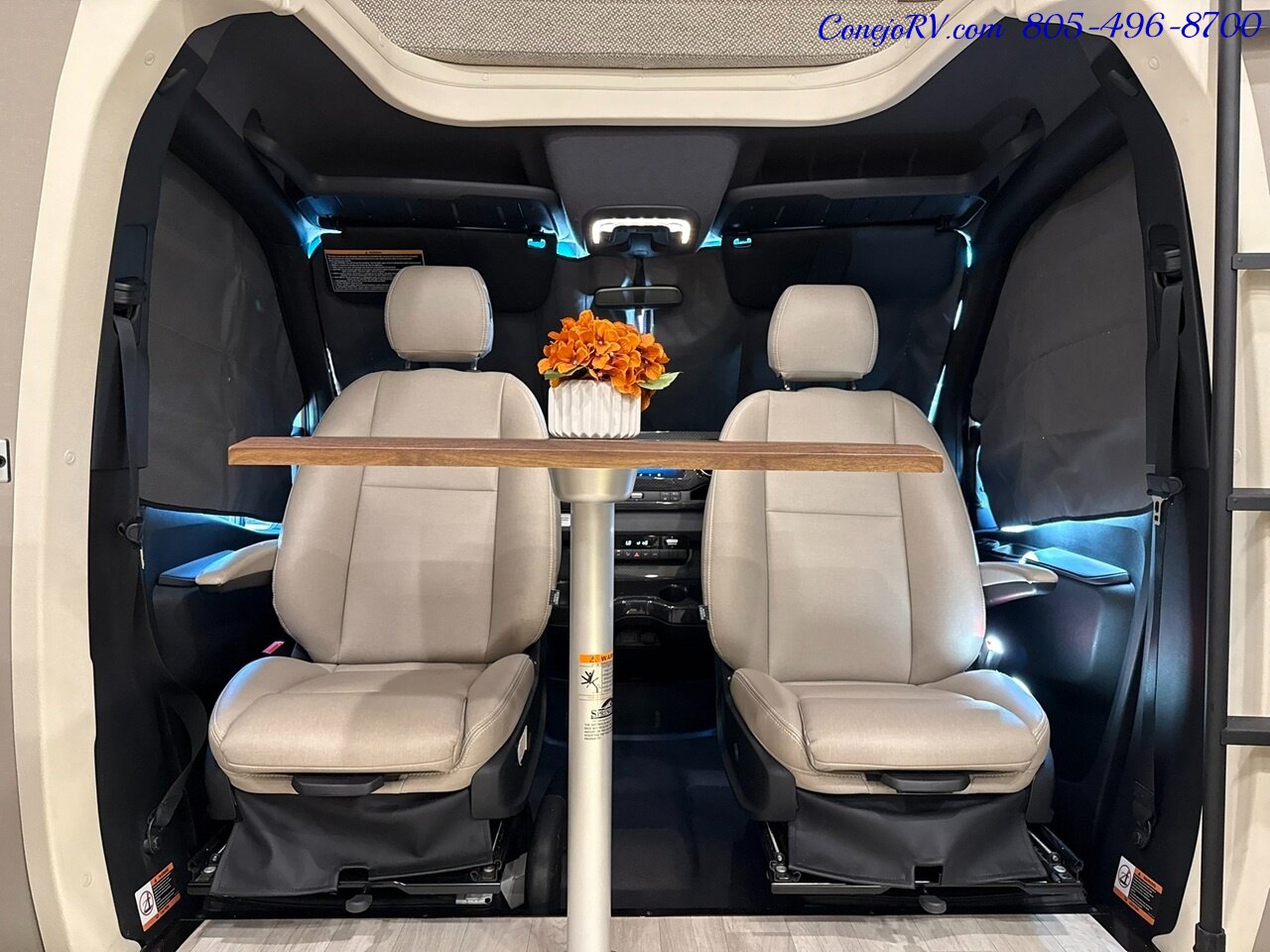 2022 Winnebago View 24D Full Wall Slide-Out Theater Seats Mercedes Turbo Diesel - Photo 30 - Thousand Oaks, CA 91360