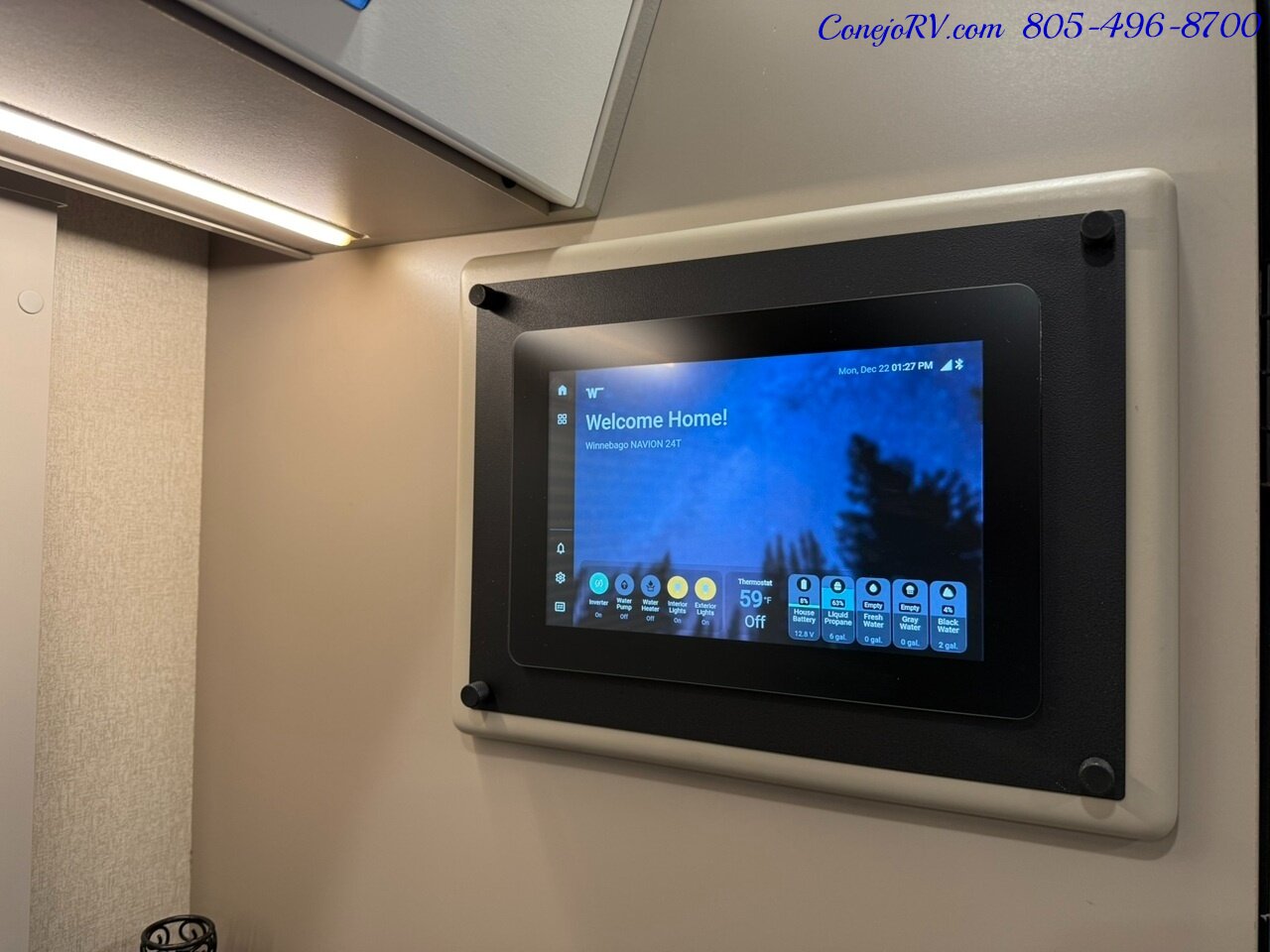 2025 Winnebago Navion 24T AWD Dealer Demo Slide-Out Murphy Bed Mercedes Turbo Diesel 3K Miles - Photo 9 - Thousand Oaks, CA 91360