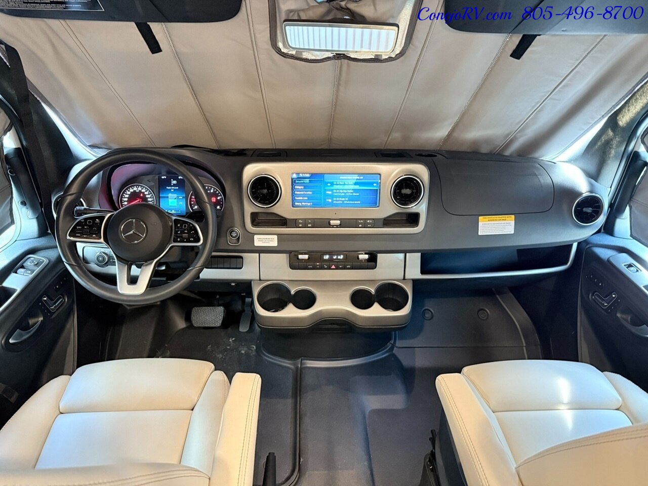 2025 Winnebago Navion 24T AWD Dealer Demo Slide-Out Murphy Bed Mercedes Turbo Diesel 3K Miles - Photo 35 - Thousand Oaks, CA 91360