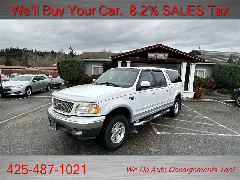 2003 Ford F-150 XLT 4dr SuperCrew XLT CREW CAB 4X4 CANOPY - Photo 1 - Woodinville, WA 98072