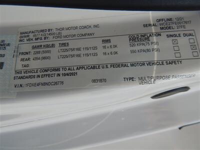 2022 Thor Freedom Elite 27FE   - Photo 20 - Angola, IN 46703