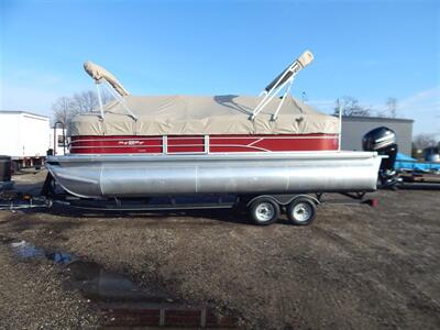 2019 Tracker Party Barge Deluxe 22DLX XP3   - Photo 1 - Angola, IN 46703