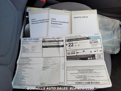 2023 Hyundai SANTA CRUZ SEL Premium   - Photo 20 - Fairview, PA 16415