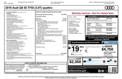 2019 Audi Q8 Quattro Premium Plus 55 TFSI 3.0 Turbo - Photo 50 - Los Angeles, CA 90064