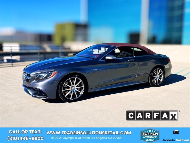 2017 Mercedes-Benz Convertible S 63 AMG 4MATIC  