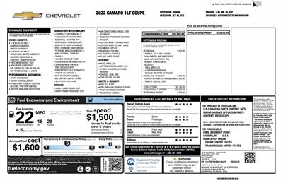 2022 Chevrolet Camaro LT RS   - Photo 39 - Los Angeles, CA 90064