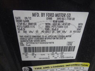 2013 Ford F-150 FX4  3.5L V6 4X4 - Photo 34 - Cincinnati, OH 45255