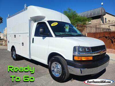 2014 Chevrolet Express 3500  KUV CUTAWAY UTILITY SERVICE BED