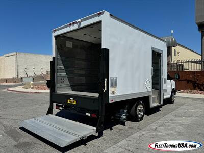 2014 Chevrolet Express 3500 Cutaway w/ 14' Box, Rear Lift  and Side Roll up Door