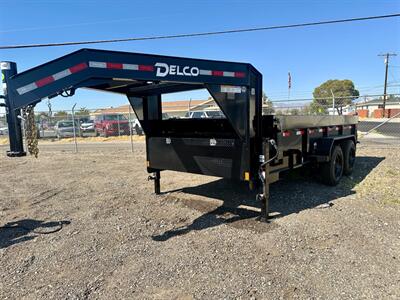 2025 DELCO 14K GOOSENECK DUMP TRAILER D414