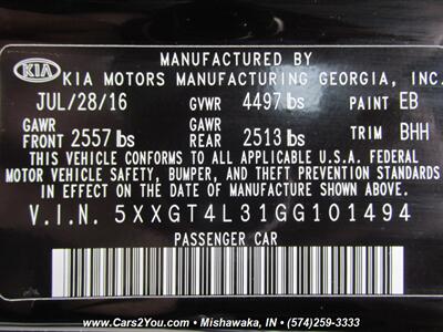 2016 Kia Optima LX - Photo 25 - Mishawaka, IN 46545