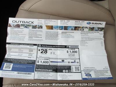 2016 Subaru Outback 2.5i Limited AWD   - Photo 37 - Mishawaka, IN 46545