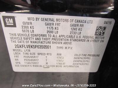 2015 GMC Terrain SLE AWD   - Photo 26 - Mishawaka, IN 46545