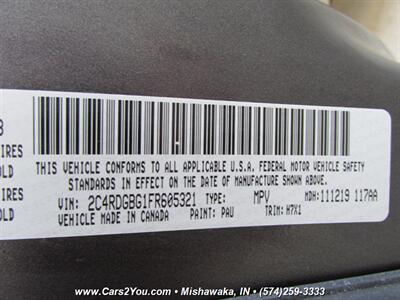 2015 Dodge Grand Caravan SE Plus   - Photo 26 - Mishawaka, IN 46545