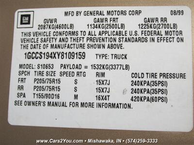 2000 Chevrolet S-10 LS   - Photo 15 - Mishawaka, IN 46545