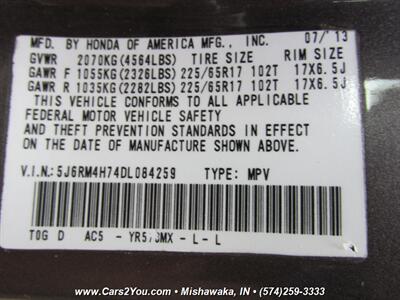 2013 Honda CR-V EX-L AWD   - Photo 30 - Mishawaka, IN 46545