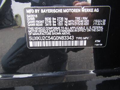 2016 BMW X6 M SPORT,NAV,DAS PKG,HUD,CONV PKG,SILVER CERTIFIED   - Photo 48 - Haddon Twp, NJ 08107