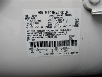 2022 Ford Explorer 4X4,LEATHER,PANOROOF,DR.ASST PKG,TECH PKG   - Photo 47 - Haddon Twp, NJ 08107