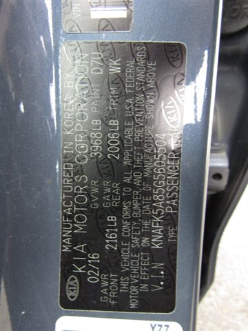 2016 Kia Forte5 LX,CONV PKG,PWR PKG,SILVER CERTIFIED - Photo 36 - Haddon Twp, NJ 08107