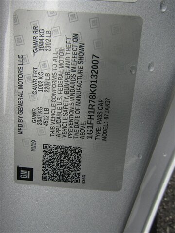 2019 Chevrolet Camaro SPORT TRACK PERFORMANCE PKG,SILVER CERTIFIED - Photo 42 - Haddon Twp, NJ 08107