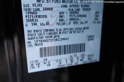 2003 Ford F-150 Harley-Davidson  with sunroof - Photo 32 - Roswell, GA 30075