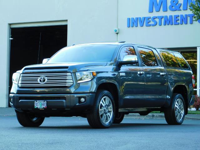 2015 Toyota Tundra PLATINUM / CrewMax / 4WD / FULLY LOADED / 1-OWNER   - Photo 1 - Portland, OR 97217
