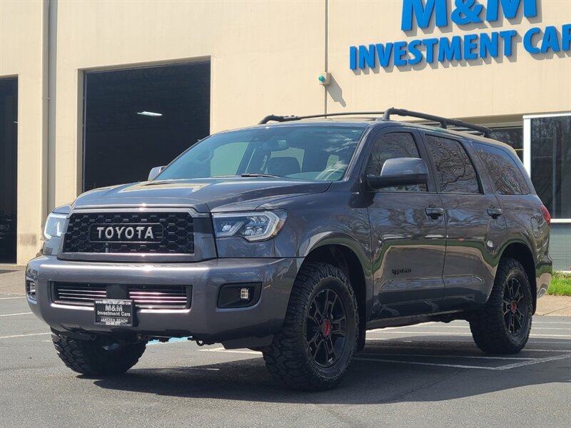 2020 Toyota Sequoia TRD PRO 4X4 / 3RD SEATS / NEW TIRES / IMMACULATE  / DYNAMIC CRUISE / BLIS / LANE DEPARTURE / FULLY LOADED !! - Photo 1 - Portland, OR 97217