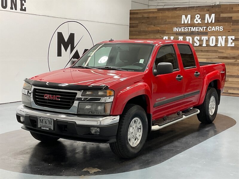 2005 GMC Canyon Z71 SLE Crew Cab 4X4 / 3.5L 5Cyl /ONLY 56,000 MILE  / Leather & Heated Seats - Photo 1 - Gladstone, OR 97027