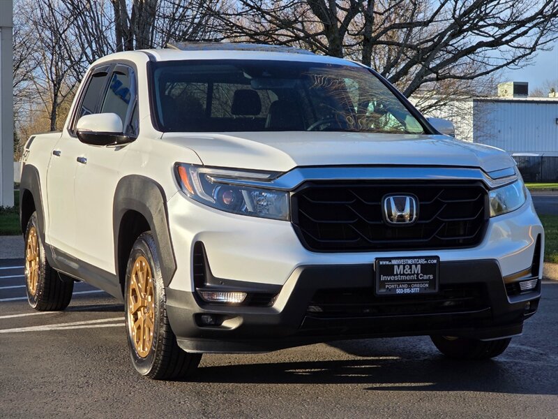 2021 Honda Ridgeline RTL-E 4X4 HPD / EVERY OPTION POSSIBLE / LIKE NEW  / Honda Performance Development Edition / Fresh Local Trade / Zero Rust