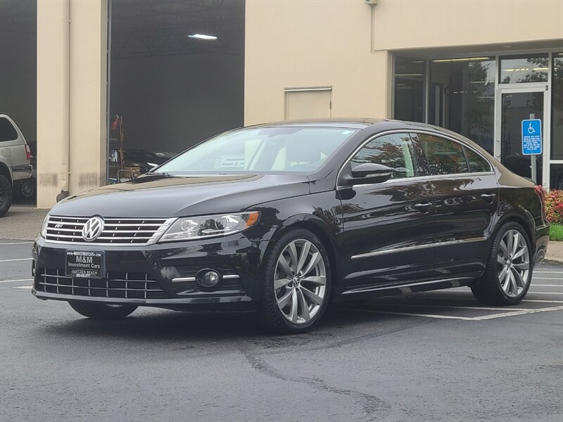 2015 Volkswagen CC 2.0T R-LINE / TURBO / LEATHER / NAVi / 54k MILES / 2-TONE HEATED SEATS / FRESH TRADE / VERY LOW MILES - Photo 1 - Portland, OR 97217