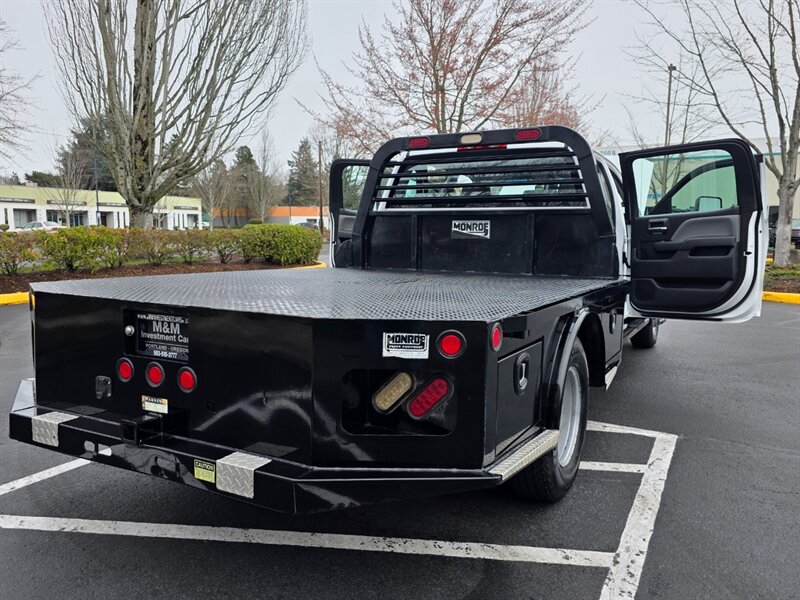 2015 Chevrolet Silverado 3500 FLAT BED DUALLY 4X4 6.6L DURAMAX DIESEL 39K MILES / LONG BED / 1-TON / ALLISON / LOW MILES - Photo 8 - Portland, OR 97217