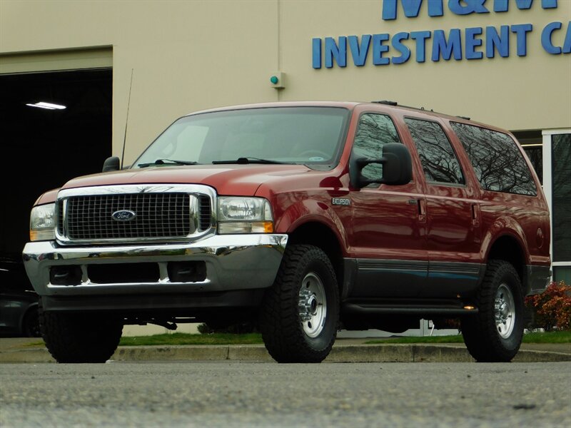 2002 Ford Excursion XLT 4X4 7.3L DIESEL / Leather / 10-Passenger SUV   - Photo 1 - Portland, OR 97217