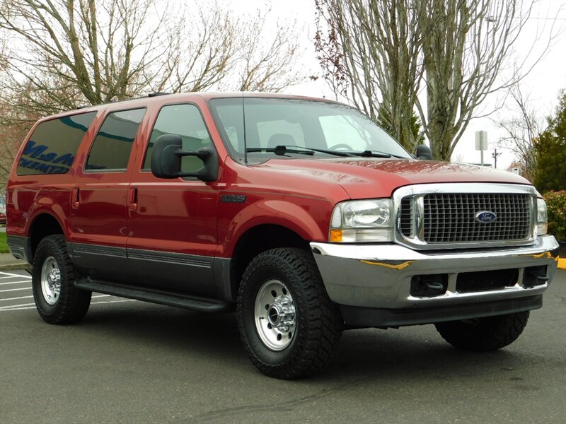 2002 Ford Excursion XLT 4X4 7.3L DIESEL / Leather / 10-Passenger SUV   - Photo 2 - Portland, OR 97217