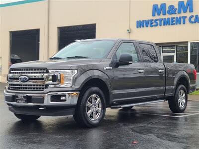 2018 Ford F-150 4X4 V6 SUPER CREW / LONG BED / TWIN TURBO /1-OWNER  / 3.5L V6 EcoBoost / REAR DIFF LOCK / NICELY EQUIPPED / 6.5' BED