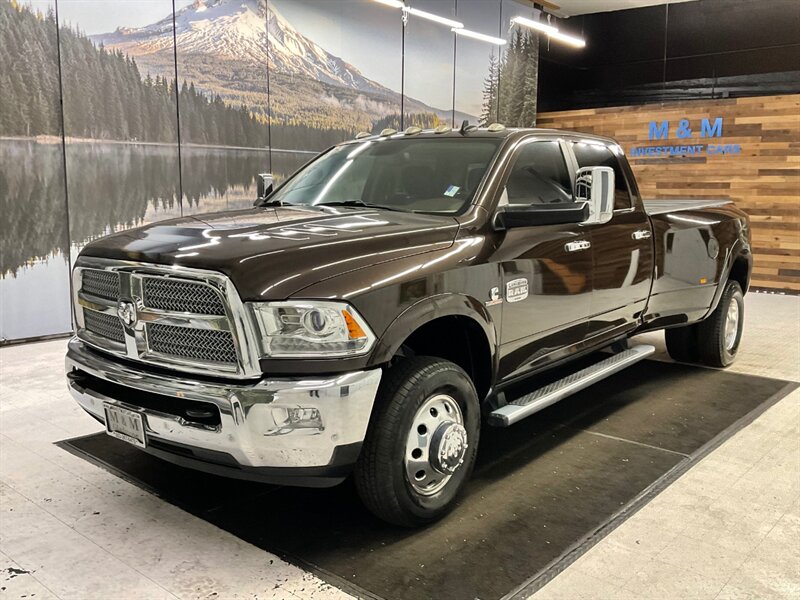 2017 RAM 3500 Laramie Longhorn 4X4 /6.7L DIESEL/DUALLY / AISIN  / AISIN TRANSMISSION / LONG BED DUALLY / AMERICAN TRUCK W. NO RUST / FULLY LOADED - Photo 1 - Gladstone, OR 97027