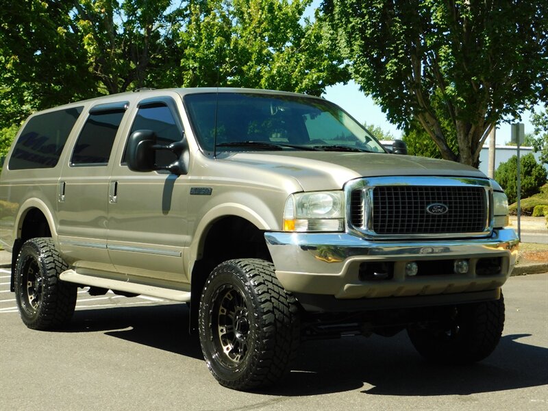 2002 Ford Excursion Limited 4X4 / 7.3L DIESEL / Leather / LIFTED LIFTE   - Photo 2 - Portland, OR 97217