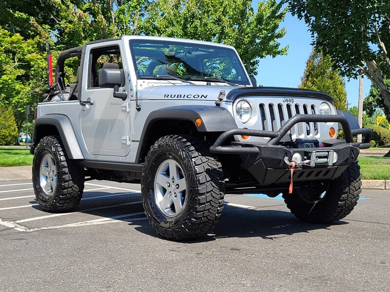 2012 Jeep Wrangler Rubicon 4X4 Trail Rated / Steel Bumpers / SMITTY  BILT Winch / Heated Seats / Navigation / GOODYEARS / CUSTOM LIFTED / 61K MILES !!! - Photo 2 - Portland, OR 97217