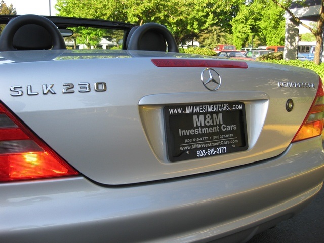 2000 Mercedes-Benz SLK230/4Cyl SuperCharged / HardTop Convertible   - Photo 35 - Portland, OR 97217