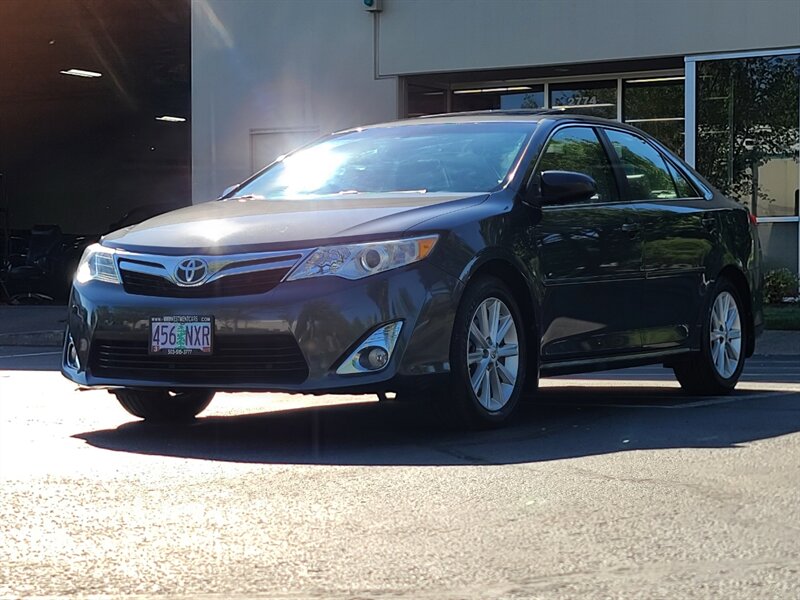 2012 Toyota Camry XLE V6 / BLIND SPOT  / LEATHER / SUN ROOF / 52Kmls  / BACK CAM / NAVIGATION / HEATED SEATS / SERVICE RECORDS / 1-OWNER / NEW TIRES / LIKE NEW !! - Photo 1 - Portland, OR 97217