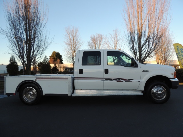 1999 Ford F550 Crew Cab/ 7.3L Turbo DIESEL / DUALLY /  FLAT BED   - Photo 4 - Portland, OR 97217