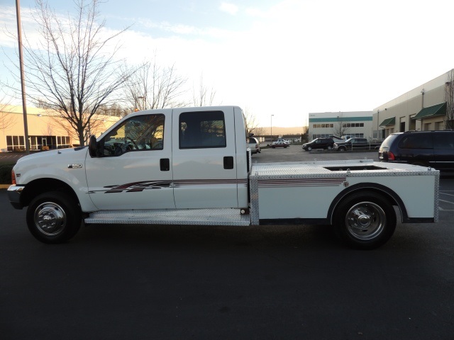 1999 Ford F550 Crew Cab/ 7.3L Turbo DIESEL / DUALLY /  FLAT BED   - Photo 3 - Portland, OR 97217