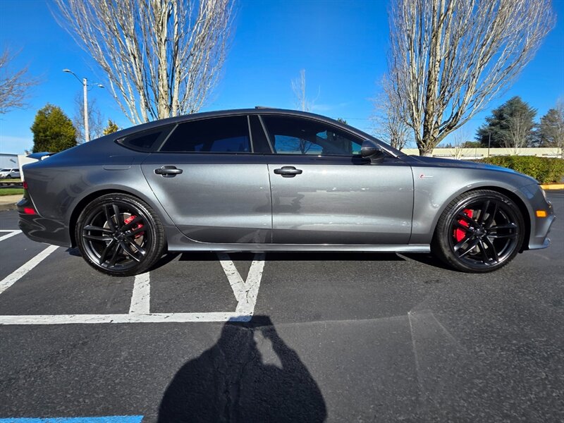2015 Audi A7 3.0T quattro Prestige / Supercharged / S-Line Pkg  / SPORT PKG + BLACK OPTIC PKG / Bridgestones / Low Miles - Photo 4 - Portland, OR 97217
